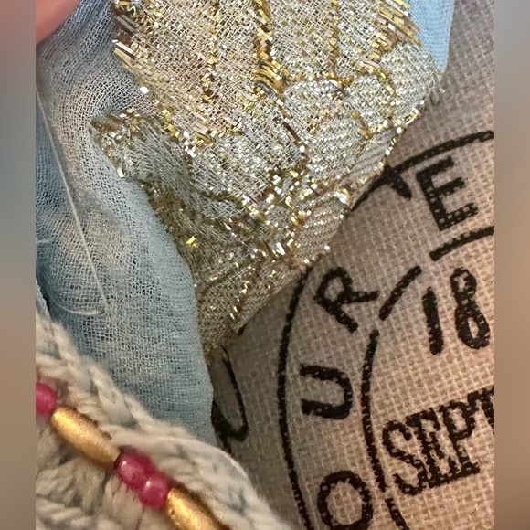 POL New Release -Crochet Mirror Embroidered Maxi Dress – Boho Coastal Dream - Picture 13 of 16